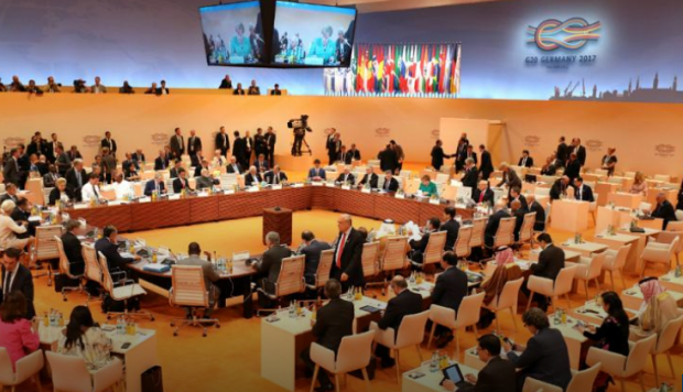 انعکاس اختلاف کشورهای گروه ۲۰ با آمریکا بر سر توافق پاریس در بیانیه پایانی نشست